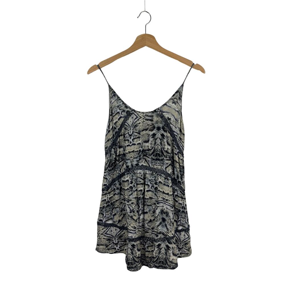 Bond-Eye Printed Mini Dress Swim Coverup